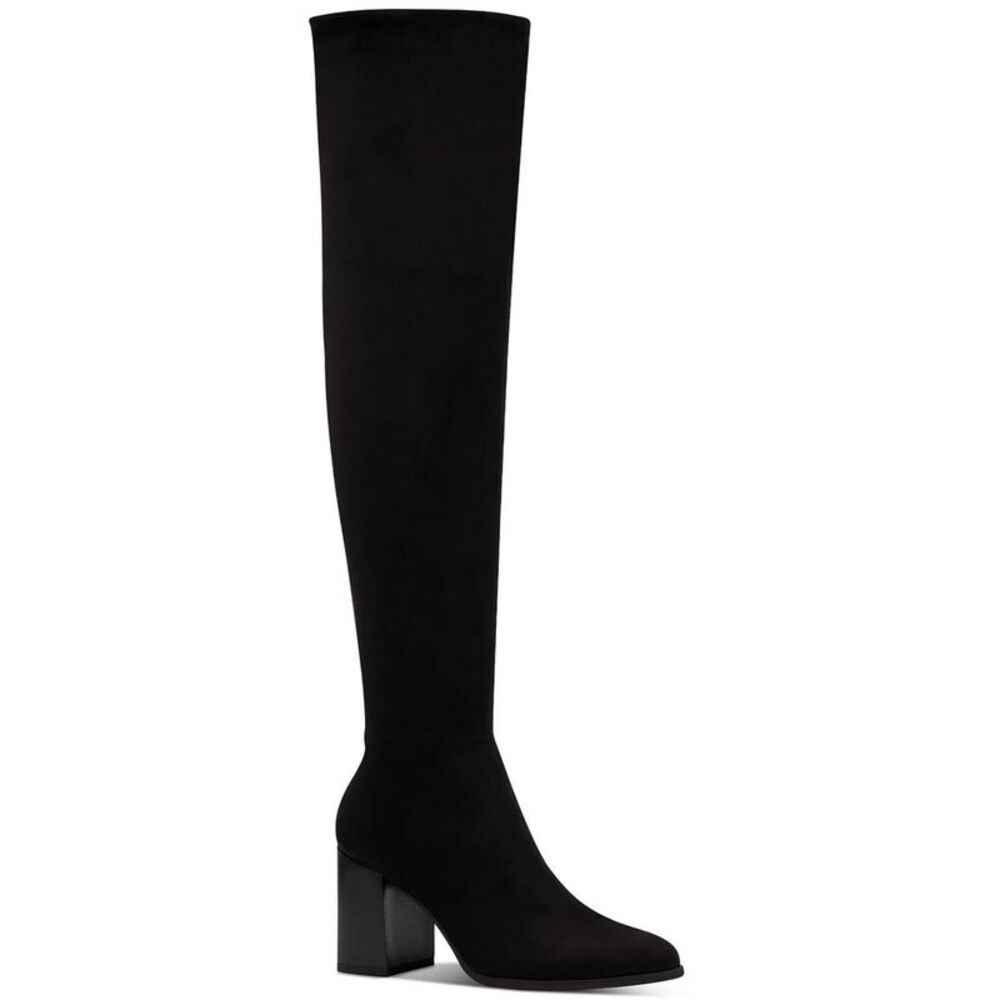 INC Womens Black Padded Windee Almond Toe Block Heel Zip-Up Heeled Boots 8.5 M